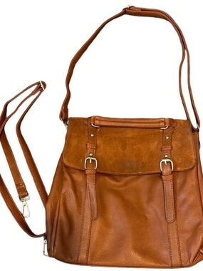 Street Level ModCloth Convertible Backpack Crossbody Messenger Satchel Bag